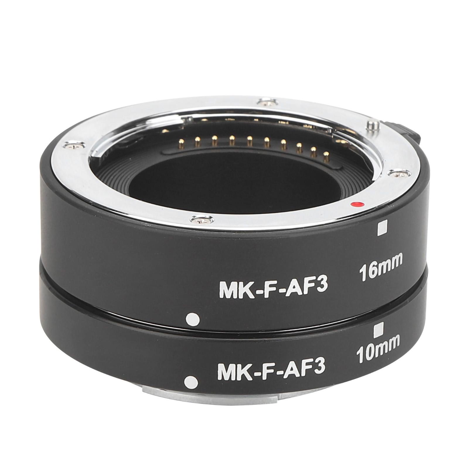 Fishine Meike MK F AF3 Metal Nikkel Plating Macro Lens Ring Verlengbuis voor Fuji X Mount Gehele Serie Mirrorless Camera