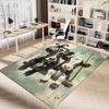 1PC Cow Swing Extra Large Non Slip Floor carpet, Office, family, bedroom Large Area Rug Indoor Rugs, Vibrant Colors