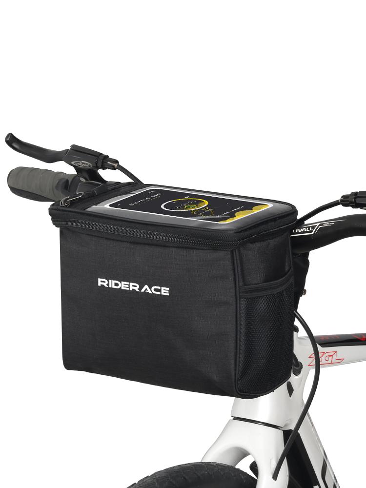 Bicycle Front Handlebar Bag With Touch Screen Bike Handlebar Bag Thermal Multifunctional Portable Outdoor Cycling Accessories