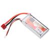 7.4V 1300mAh 30C Lipo Battery with T Plug Rechargeable Lithium Battery for Remote Control Car Boat Airplane