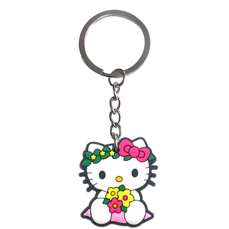 HelloKitty Keychain Soft Rubber Pendant - Small Gift Accessory