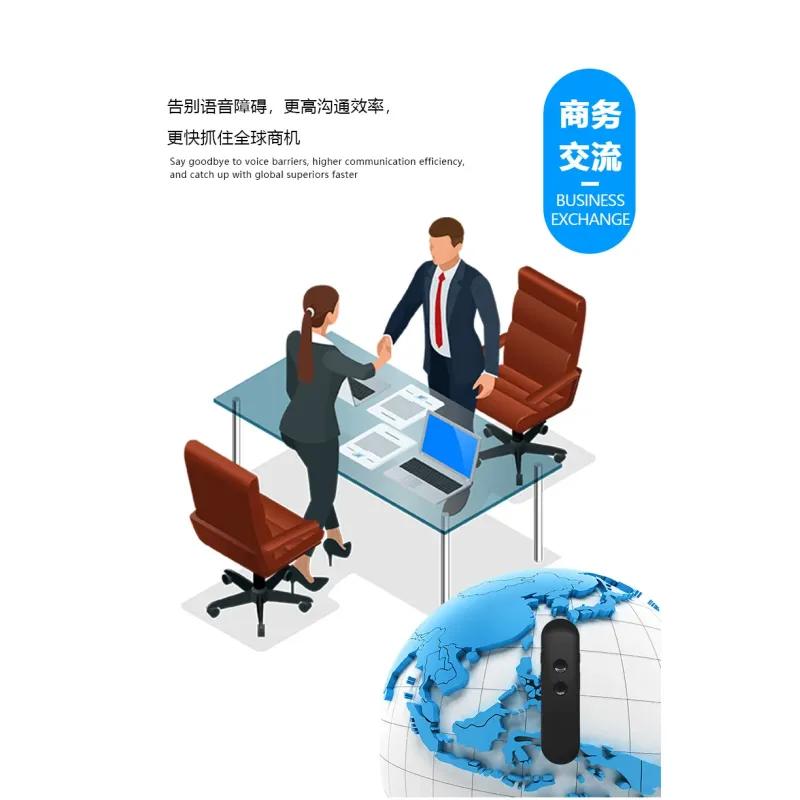 Application de traduction vocale AI en temps réel Bluetooth Traduction instantanée de dialogues photo/texte/télé-réseau pour les voyages