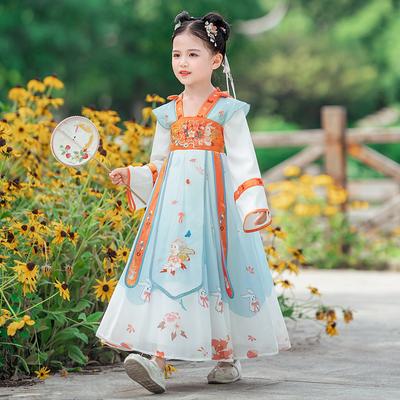 Fata Hanfu costum vechi copii stil chinezesc rochie fetita Tang rochie fusta printesa costum national copii