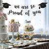 Graduation Party Decorations - 9 Ft Pre-Strung We Are So Proud of You Banner, Graduation Party Decorations & Decor for Elementary, 5th Grade, 8th