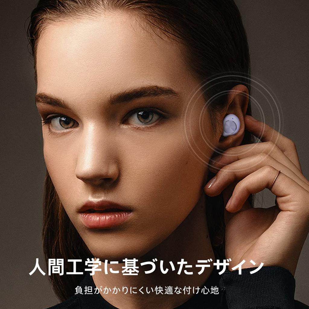 Wireless Bluetooth Sound 2025 Latest Bluetooth 4 Hours Playtime 50 Hours Total Fast Automatic Instant Fully Touch for and Sports Earbuds, Hi-Fi