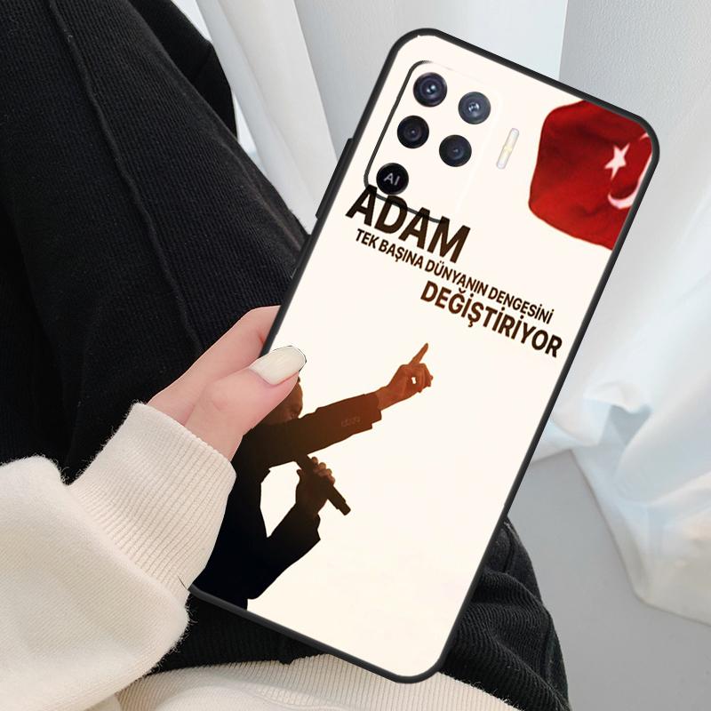 Turkey Recep Tayyip Erdogan Case For Oppo A54 A74 A94 A18 A57 A17 A77 A38 A58 A78 A98 A80 A60 A40 A96 A76 A16 A15 A5 Pro