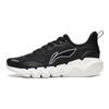 LiNing Dynamic Fabric TPU Reflective Letter Low-Top Running Shoes Women sneaker Black ARST046-1