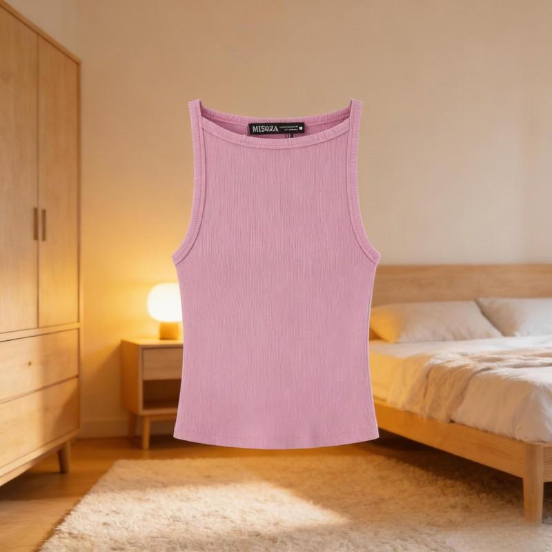 2026 Womens Ribbed Slim Fit Camisole Sexy Sleeveless Top Layering Or Outfits