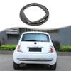 Front Carbon Fiber ABS Emblem Surround Trim For Fiat 500 2007-2015