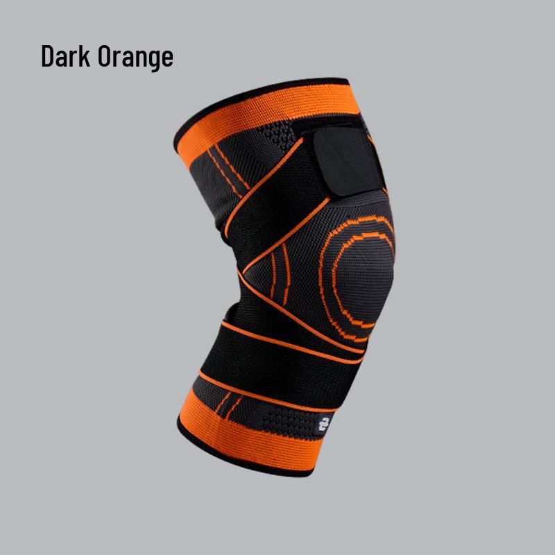 

Синий нескользящий вязаный спортивный наколенник для бега, велоспорта и волейбола XL