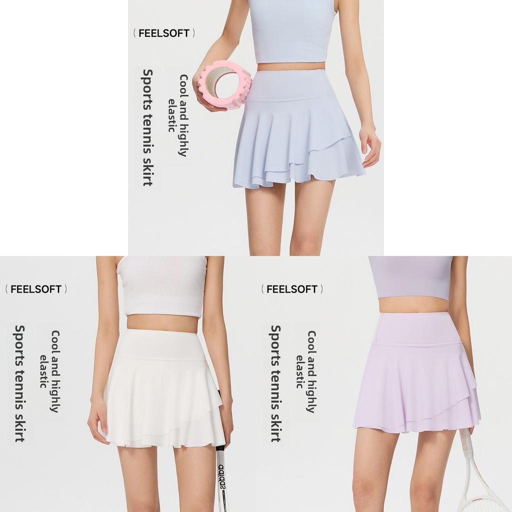 Outdoor Running Skirt For Women With High Waist And Breathable Nylon Fabric For Fitness And Yoga