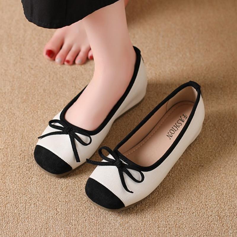 Bow Women Flats Shoes Marie Janes Sandals Designer 2025 Trend New Loafers Woman Sneakers Summer Sport Walking Zapatillas