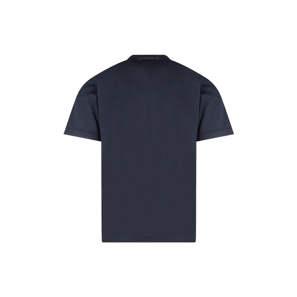 STONE ISLAND Short Sleeve T-Shirt Dark Blue Men Streetwear 101524113-V0020