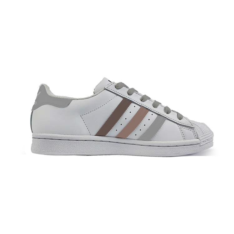adidas Originals SUPERSTAR Shell Head Slip Resistant Low Top Skateboard Shoes Unisex White EG4958(Team183-)