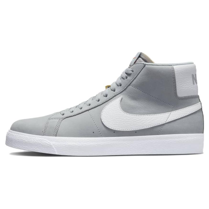 Nike Blazer Mid SB Wolf Grey Men Sneakers White DV5467-001