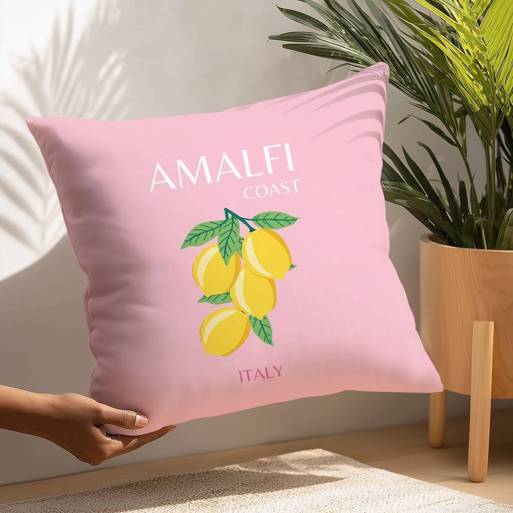 Summer Travel Series Pillow Case Plush Fabric Soft  Pillowcase Double Sided Print Cushion Cover Household Gifts