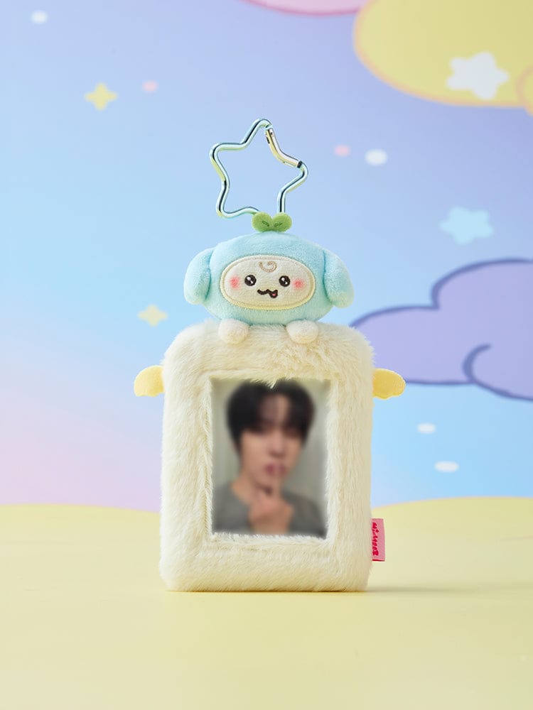 ATEEZ MIGHTEEZ Baby Wonder Room официальный MD Держатель для фотокарточек Плюшевый брелок | K-POP Коллекционные товары Yunho