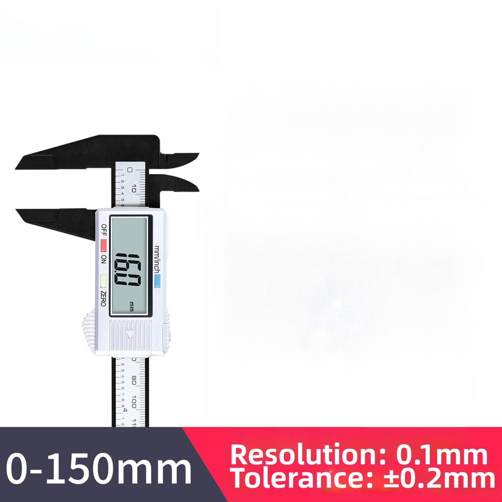 0-150mm Digital Caliper LCD Vernier Caliper for Jewelry Making Measurement Tool Low Resistance Slide Auto Shut Down