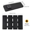 13W 5V Foldable Solar Panel Portable Solar Power Monocrystalline Silicone Solar     High Efficiency Solar Module with Dual USB Output