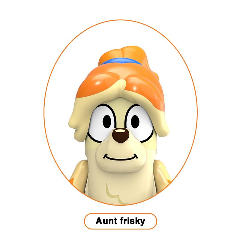 Bluey En Bingo Poppen Speelgoed Serie Coco Mackenzie Mia Rad Schattig Mini Deeltjes Gemonteerd Anime Karakter Kinderspeelgoed Cadeau