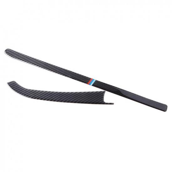 Real Carbon Fiber M Color Toolbox Cover Trim For BMW F30 F34 2003-2018