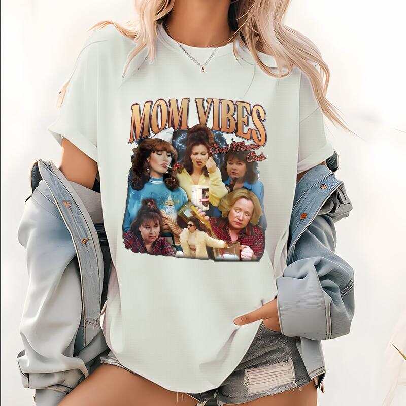 90’S Mom Vibes Unisex T-shirt, Funny Mom Unisex T-shirt, Cool Moms Club Unisex T-shirt XXXL