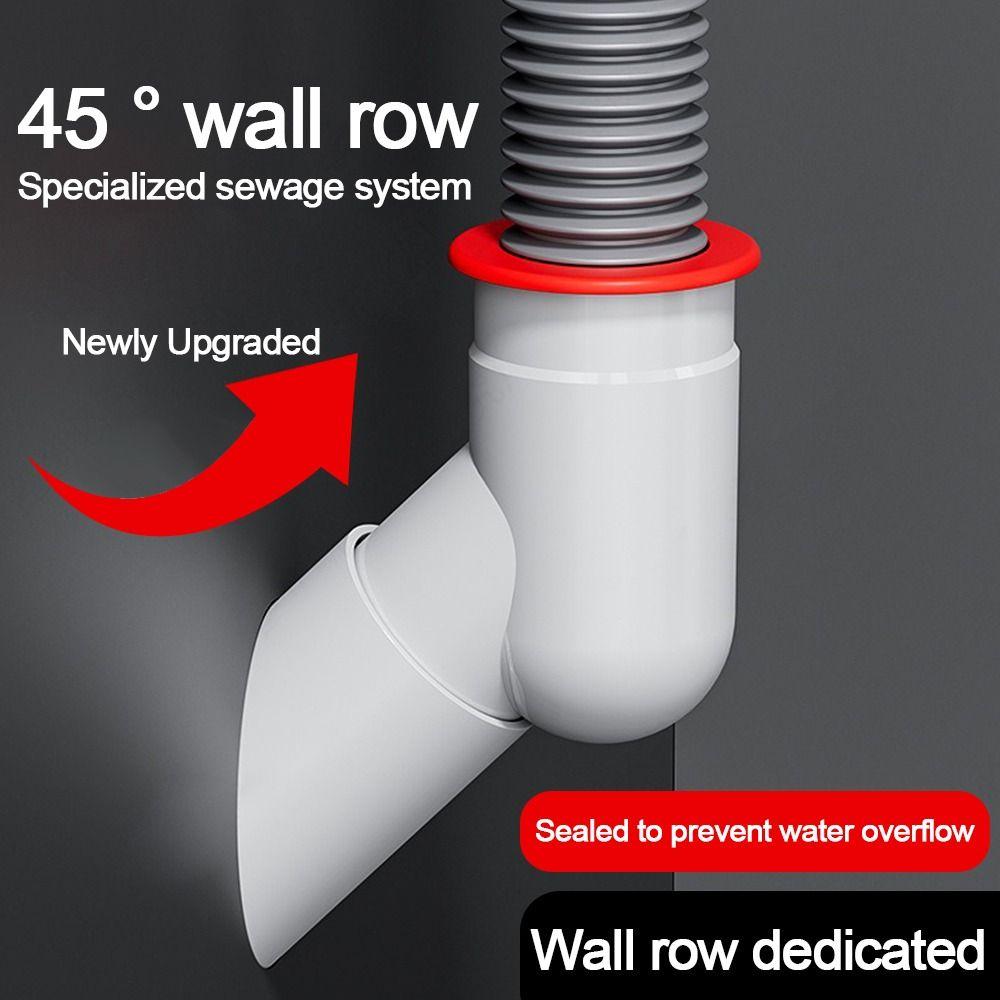 Anti odor Washing Machine Pipe Connector Anti-spill Sealing Ring Drain Pipe Adapter Multifunctional Three-way Floor Drain