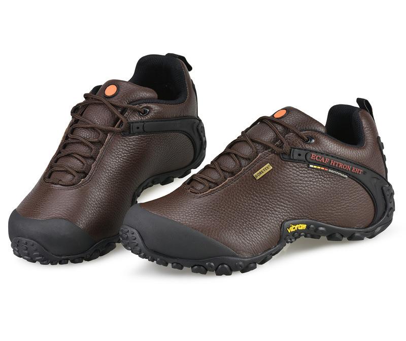 Cow Leather Men's Hiking Shoes Hunting Boots Women Outdoor Waterproof Treeking Snow Shoes Climbing Mountain Walking Sneakers