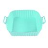 Air Fryer Liners Silicone Baking Tray Reusable Air-fryer Basket Air Fryer Cooking Mat Non-stick Pizza Pan Oven Kitchen Accessories
