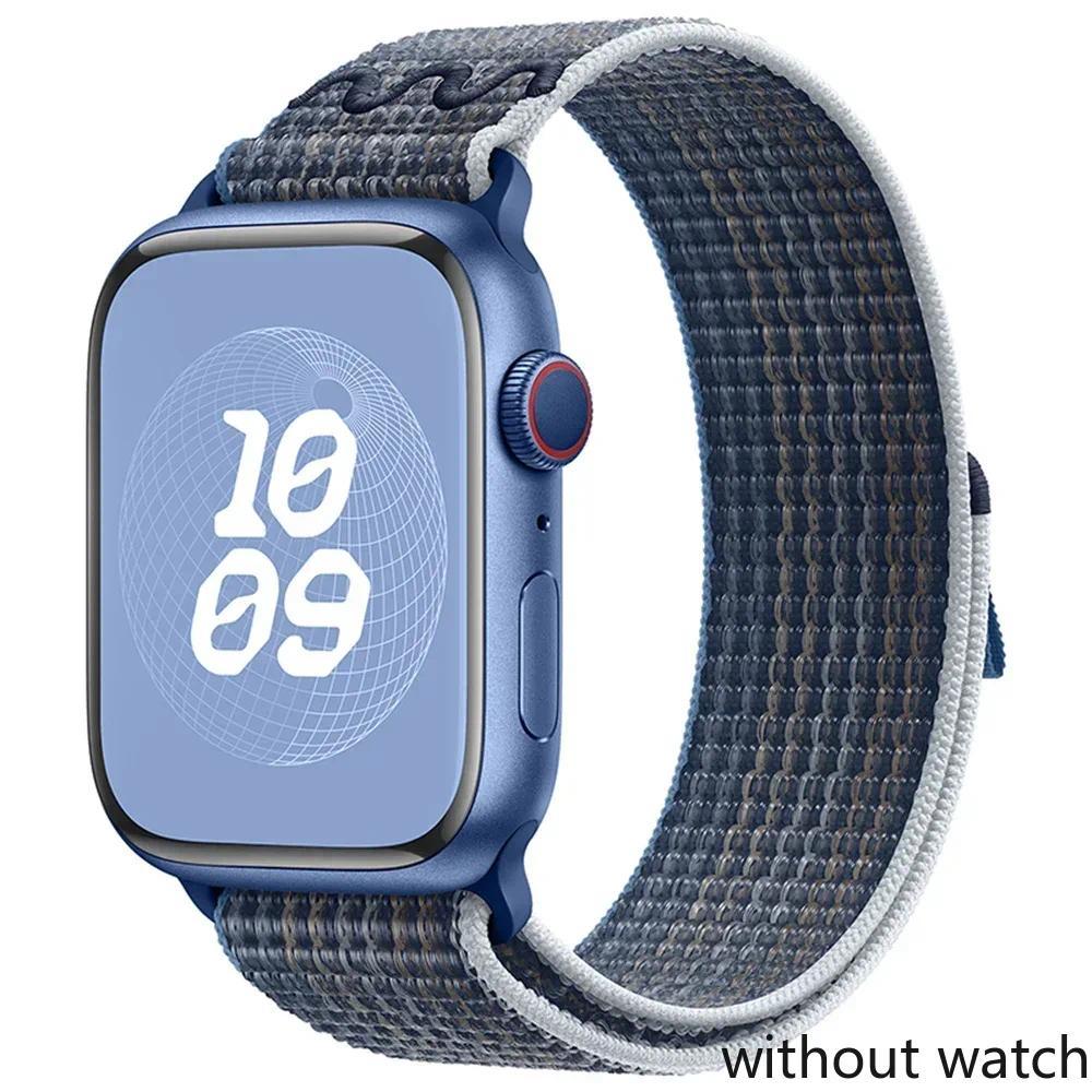 Nylon Sport Strap for Apple Watch Ultra3 49mm S11 42/46mm S10 9 8 7 6 5 4 3 Loop Bracelet for iWatch Series SE3 Ultra 2 46mm 45m