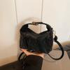 Pu Material Small Square Bag For Women Fashion Summer Casual Crossbody Purse With Zipper Closure