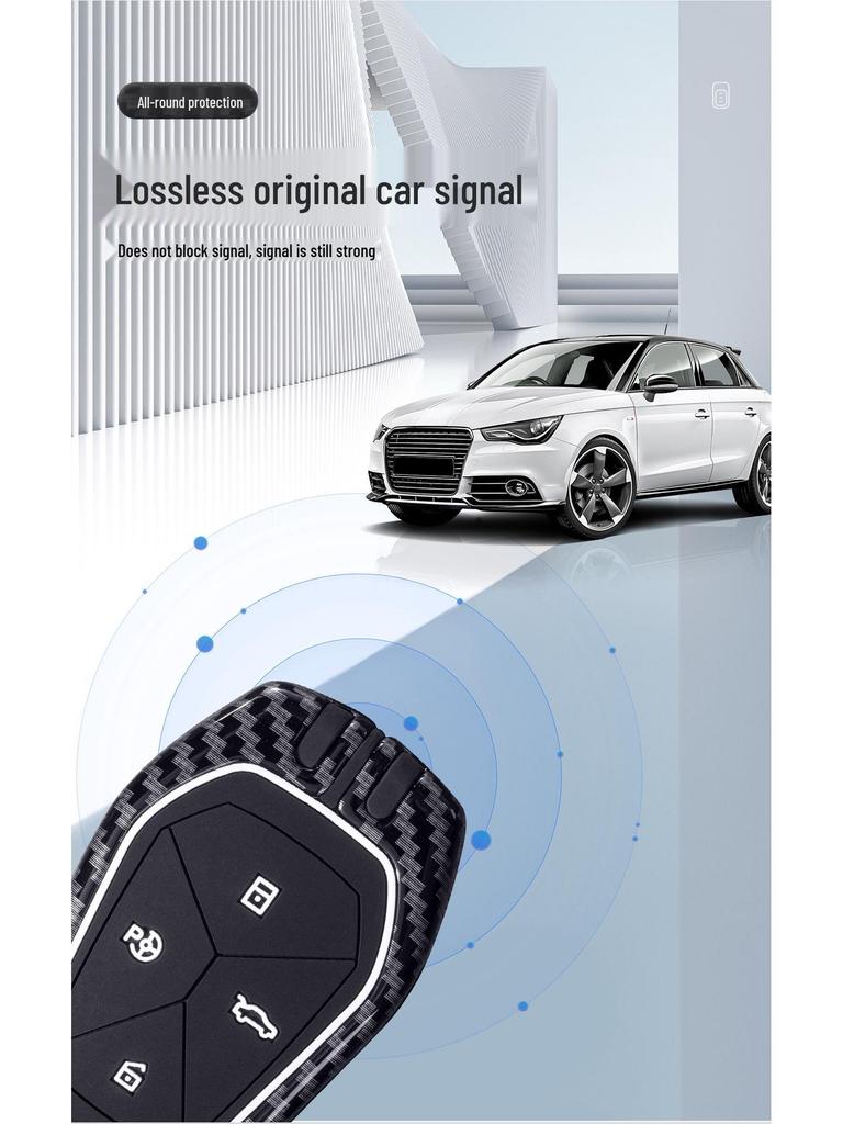 Premium Auto Schlüsselhülle für Xiaopeng P7, G6, P7i, P5, G3, G3i, G9 - Schlüsselanhänger Schnalle für Damen & Herren