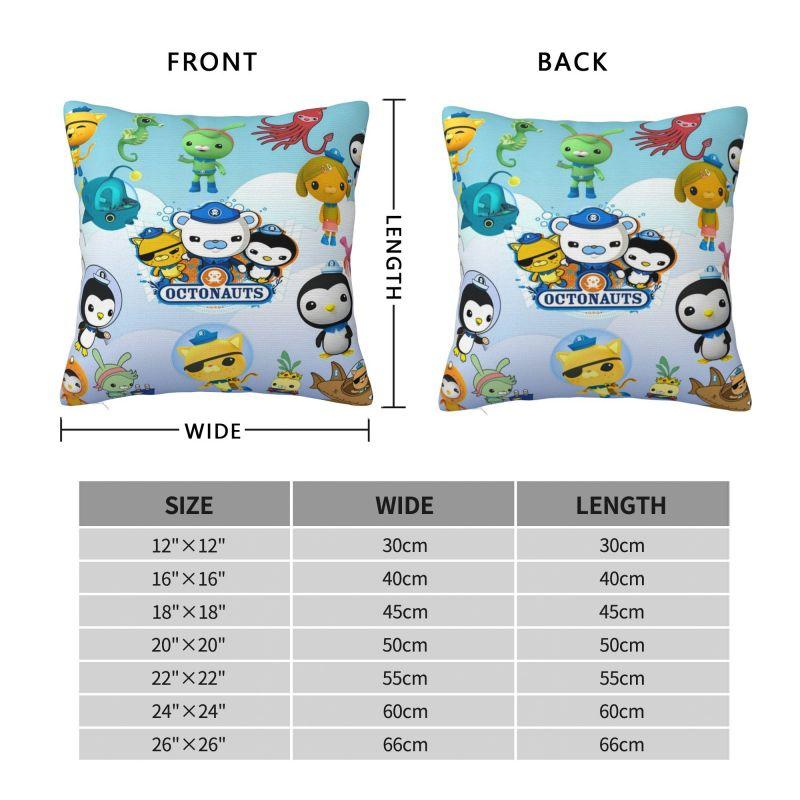 Custom Disney The Octonauts Adventure Luxury Pillow Cover Home Decor Car Cushion