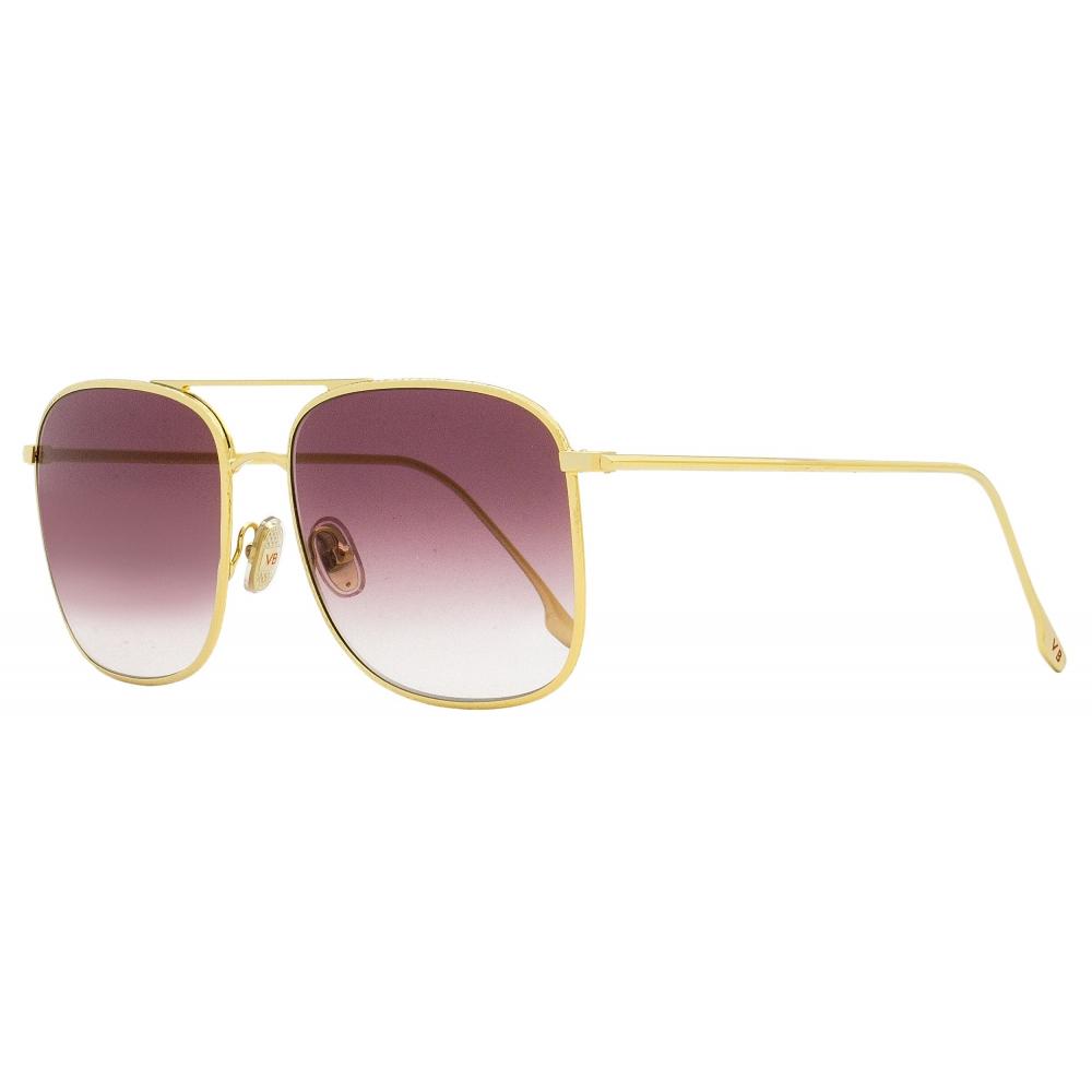 

Victoria Beckham Женские квадратные солнцезащитные очки VB202S 712 Золотые 59 мм 712