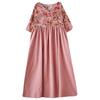 Summer V-neck Dress Plus-size Long Dress