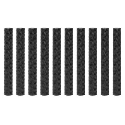 10 Pezzi M3x40 Colonnetta Distanziatrice Rotonda in Alluminio Stud Fastener Barre Nere per Quadricottero