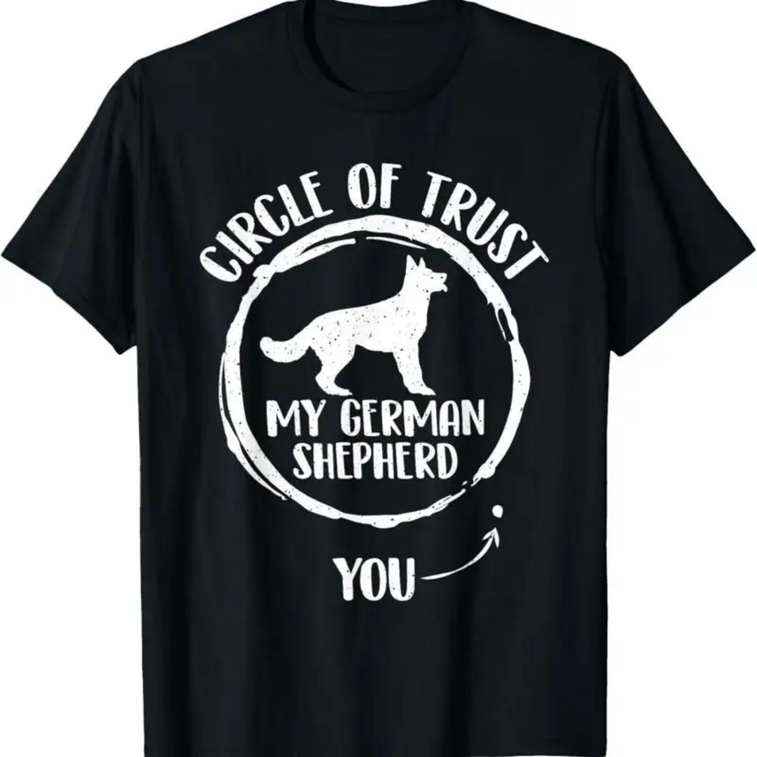 

German Shepherd Shop Circle Of Trust Dog Lover T Shirt S чёрный