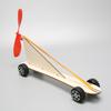 Wooden Rubber Band Wind Car Rubber Band Power Car Technology Small Production Invention DIY Manual Class Assembly Teaching Aids