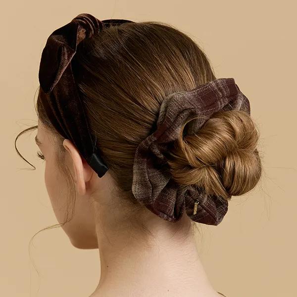 Mild Check Scrunchie JP-24-494S
