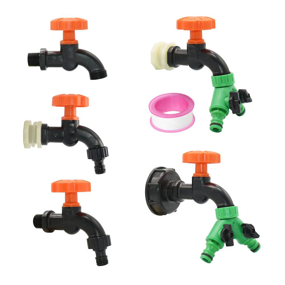 Adapter do kranu z gwintem 1/2 3/4 cala S60 Zbiornik IBC Zbiornik na wodę Kurek akwariowy Część zamienna Złączka drenażowa Zawór kranu ogrodowego