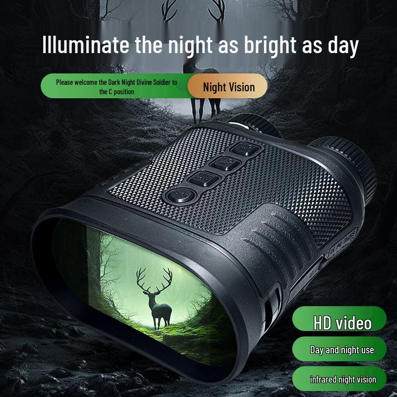 Dual-Mode Thermal Imaging Night Vision Binoculars with Screen for Day and Night Use