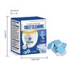 Automatic Toilet Cleaner 16pcs Effervescent Tablets Bathroom Yellow Dirt Remover