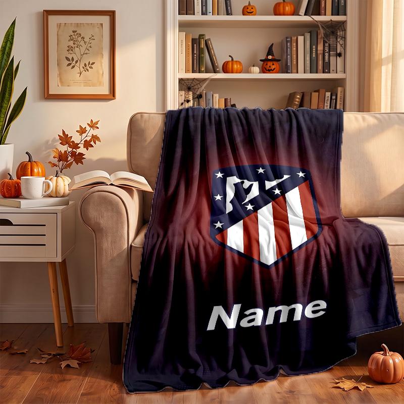 Atletico Nacional Individuelle Flanelldecken Weich Warm Gemütlich Überwürfe für Wohnkultur Feiertagsgeschenke