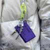 PVC Material ID Card Strap Transparent Credential Holder Card Holder Lanyard  Name Credit