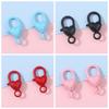 2 Pcs/bag Zinc Zinc Alloy Handmade DIY Keychain Baking Paint Spring Buckle 27MM Heart Lobster Clasp  Student