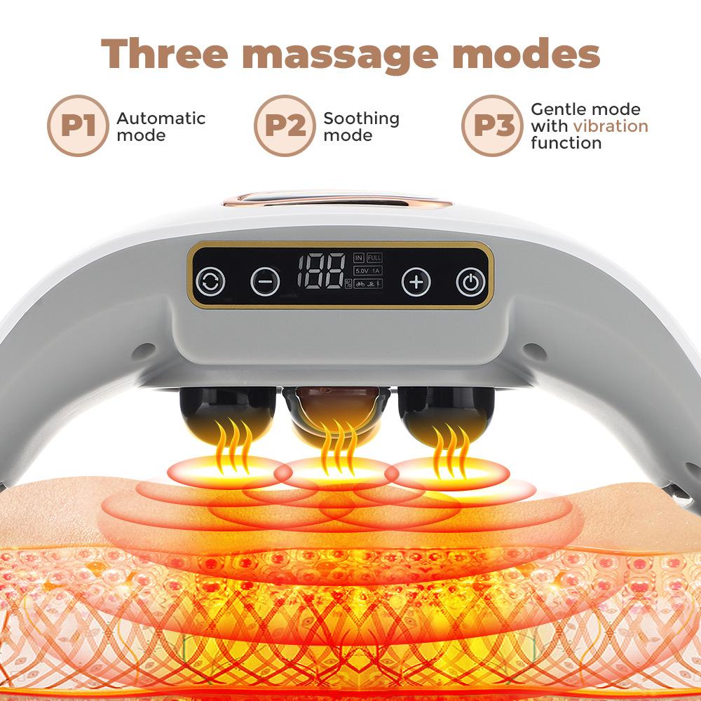 Eltende magemassasjeapparat med 3 moduser fremmer intestinal peristaltikk