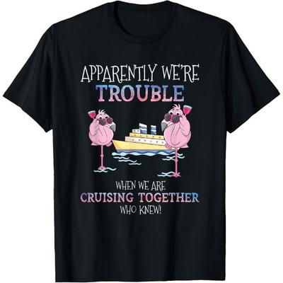 Apparemment On Est Des Fauteurs de Troubles Quand On Croise Ensemble Croisière T-shirt Homme