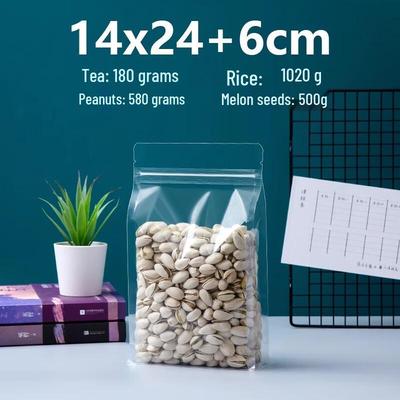 Transparent Frosted Self-Sealing Food Storage Bags