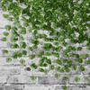 Yatim 78-Ft 12 Pack Silk Artificial Ivy Vines Leaf Garland Plants Hanging Wedding Garland Fake Foliage Flowers Home Kitchen Garden Office Wedding