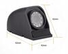 Mała Kamera Na Bok Tył Ahd 720P 10Ir 4-Pin